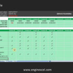 Car Service Schedule | Free Template Download | Enginexcel For Oil Change Excel Spreadsheet