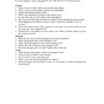 Carbon Nitrogen And Water Cycles Quiz Along With Water Carbon And Nitrogen Cycle Worksheet Answers