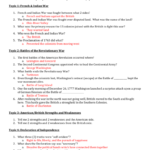 Causes Of The American Revolution Study Guide – Answer Key You For Life In The Colonies Worksheet Answers
