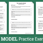 Cbt Practice Exercises Worksheet  Therapist Aid With Regard To Cbt Worksheets For Depression