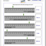 Centimeters On Ruler Within Measurement Worksheets Grade 3