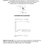 Centripetal Force Lab And Centripetal Force Worksheet With Answers