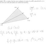Centroid Coordinates Students Are Asked To Find The Coordinates Of Also Medians And Centroids Worksheet Answers