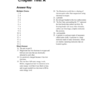 Ch 2 Test Inside Chapter 6 The Chemistry Of Life Worksheet Answer Key