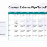 Chalean Extreme Calendar Chalean Extreme Turbo Fire Custom Hybrid Intended For Chalean Extreme Worksheets