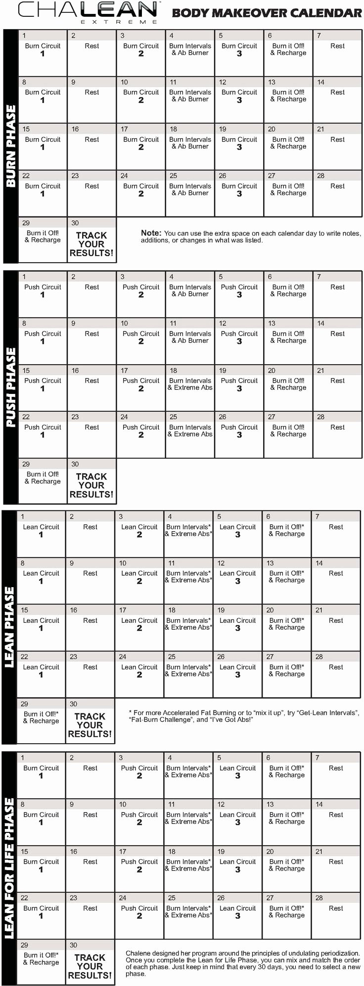 Chalean Extreme Calendar Chalean Extreme Workout Calendar Printable With Regard To Chalean Extreme Worksheets