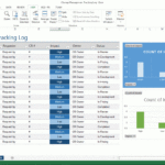 Change Management Log Template – Ms Excel – Software Testing ... With Document Tracking System Excel