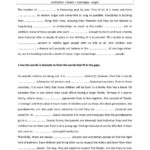 Changes In Family Life  Interactive Worksheet For Family Ties Student Worksheet Answers