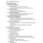 Chapter 1 Section 5 Note Taking Study Guide P 43 Thinkers Of For The Renaissance In Europe Worksheet Answers