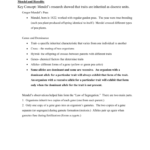 Chapter 11 Introduction To Genetics Along With Introduction To Genetics Worksheet