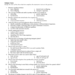 Chapter 13  14 Genetic Engineering  The Human Genome Test Regarding Genetics And Biotechnology Chapter 13 Worksheet Answers