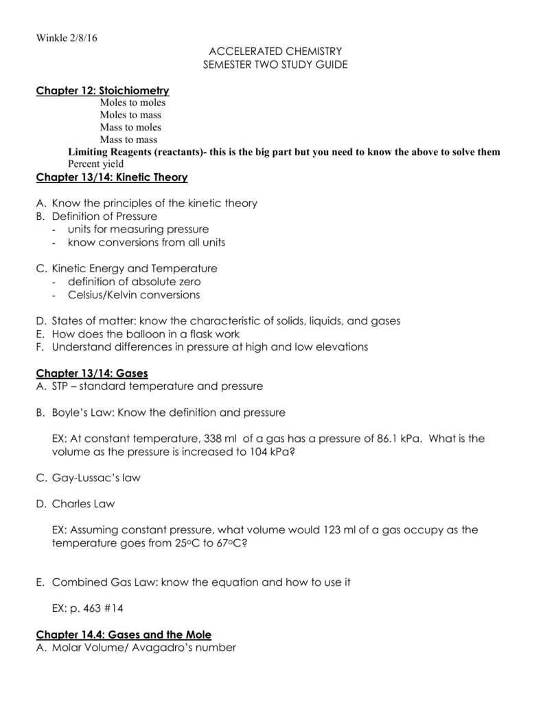 Chapter 1314 Kinetic Theory Throughout Pressure Conversions Chem Worksheet 13 1