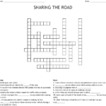 Chapter 2 Signs Signals And Roadway Markings Crossword  Wordmint Along With Chapter 2 Signs Signals And Roadway Markings Worksheet Answers
