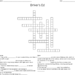 Chapter 2 Signs Signals And Roadway Markings Crossword  Wordmint In Chapter 2 Signs Signals And Roadway Markings Worksheet Answers