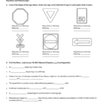 Chapter 3 Study Guide Questions Also Chapter 2 Signs Signals And Roadway Markings Worksheet Answers