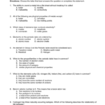Chapter 4 Test The Periodic Table Of Elements Part 1 Also Isotopes Or Different Elements Chapter 4 Worksheet Answers