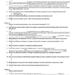 Chapter 4 Worksheet 1 As Well As Demand Worksheet Answers