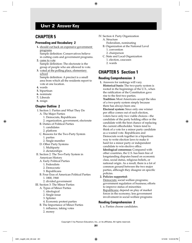 Chapter 5 Chapter 5 Section 1 Unit 2 Answer Key Throughout Big Business And Labor Worksheet Answer Key