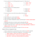 Chapter 5 Review Answers Inside Writing Electron Configuration Worksheet Answer Key