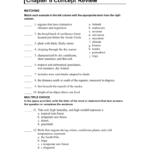 Chapter 6 Concept Review  Metuchen School District Also Skills Worksheet Concept Review Answers