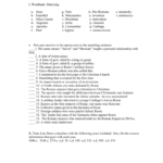 Chapter 6 Study Guide 20112012 Rome And Early Christianity Or Chapter 6 Ancient Rome And Early Christianity Worksheet Answers