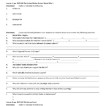 Chapter 7 Reading Guide – World War I And Its Aftermath 19141920 Regarding World War 1 And Its Aftermath Worksheet Answers