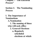 Chapter 7 “The Electoral Process” For Chapter 7 The Electoral Process Worksheet Answers