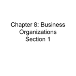 Chapter 8 Business Organizations Section 1 Also Chapter 8 Section 1 Sole Proprietorships Worksheet Answers