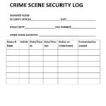 Chapter 8 Crime Scene Management – Introduction To Criminal Or Crime Scene Activity Worksheets