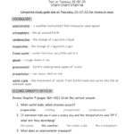 Chapter 9 Study Guide Answers For The Water Cycle Worksheet Answer Key