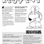 Character Education Worksheets Respect  Printable Worksheet Page Throughout Free Printable Character Education Worksheets Middle School