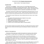 Characteristics Of Democracy In America With Foundations Of Government Worksheet Answers