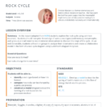 Chart Edu Lesson Plan  Rock Cycle 5E Lesson Plan For Rock Cycle Worksheet Middle School