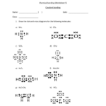Chemical Bonding Worksheet 5 Answer With Regard To Chemical Bonding Worksheet Answers