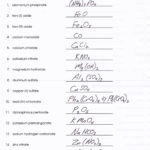 Chemical Names And Formulas Worksheet Answers Electron Configuration For Chemistry Writing Formulas Worksheet Answers