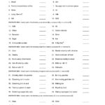 Chemistry A Study Of Matter Worksheet Answers  Briefencounters Regarding Chemistry A Study Of Matter Worksheet