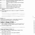 Chemistry Chapter 2 Matter And Change Worksheet Answers Also Matter And Energy Worksheet Answers