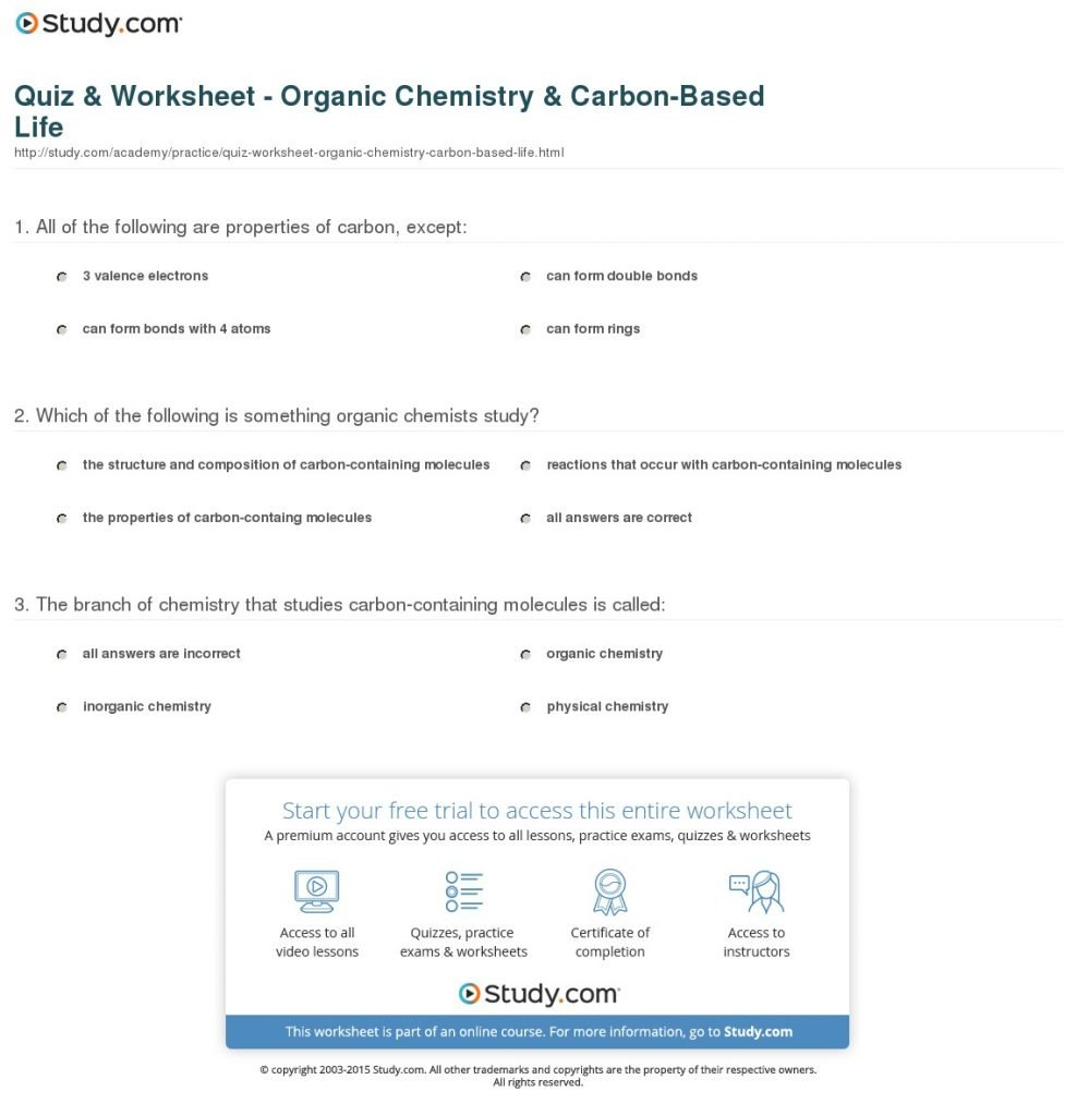 Chemistry Of Life Worksheet Answers Gain An Electron G Simplest Part For Chapter 6 The Chemistry Of Life Worksheet Answer Key
