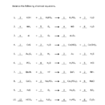 Chemistry Types Of Chemical Reactions Worksheet Answers Inside Types Of Reactions Worksheet Answer Key
