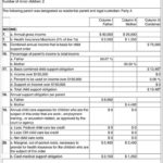 Child Support Worksheet Tn Also State Of Tennessee Child Support Worksheet Calculator