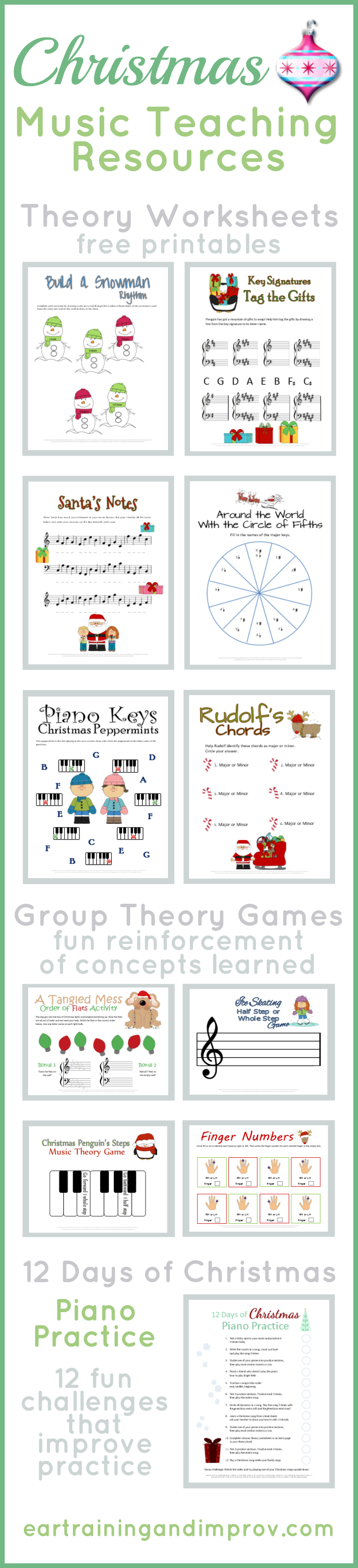 Christmas Music Theory Worksheets  20 Free Printables Throughout Piano Theory Worksheets