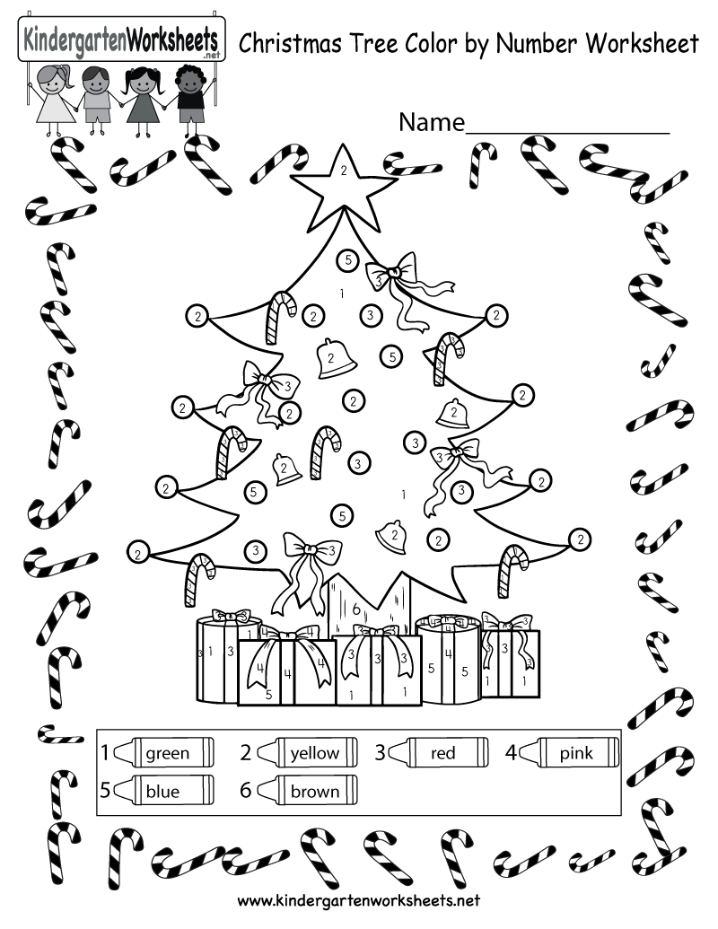 Christmas Tree Coloring Worksheet  Free Colornumber Worksheet Together With Color By Code Christmas Worksheets