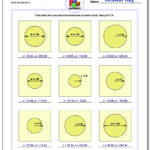 Circles  Area And Circumference Also Area And Circumference Of A Circle Worksheet