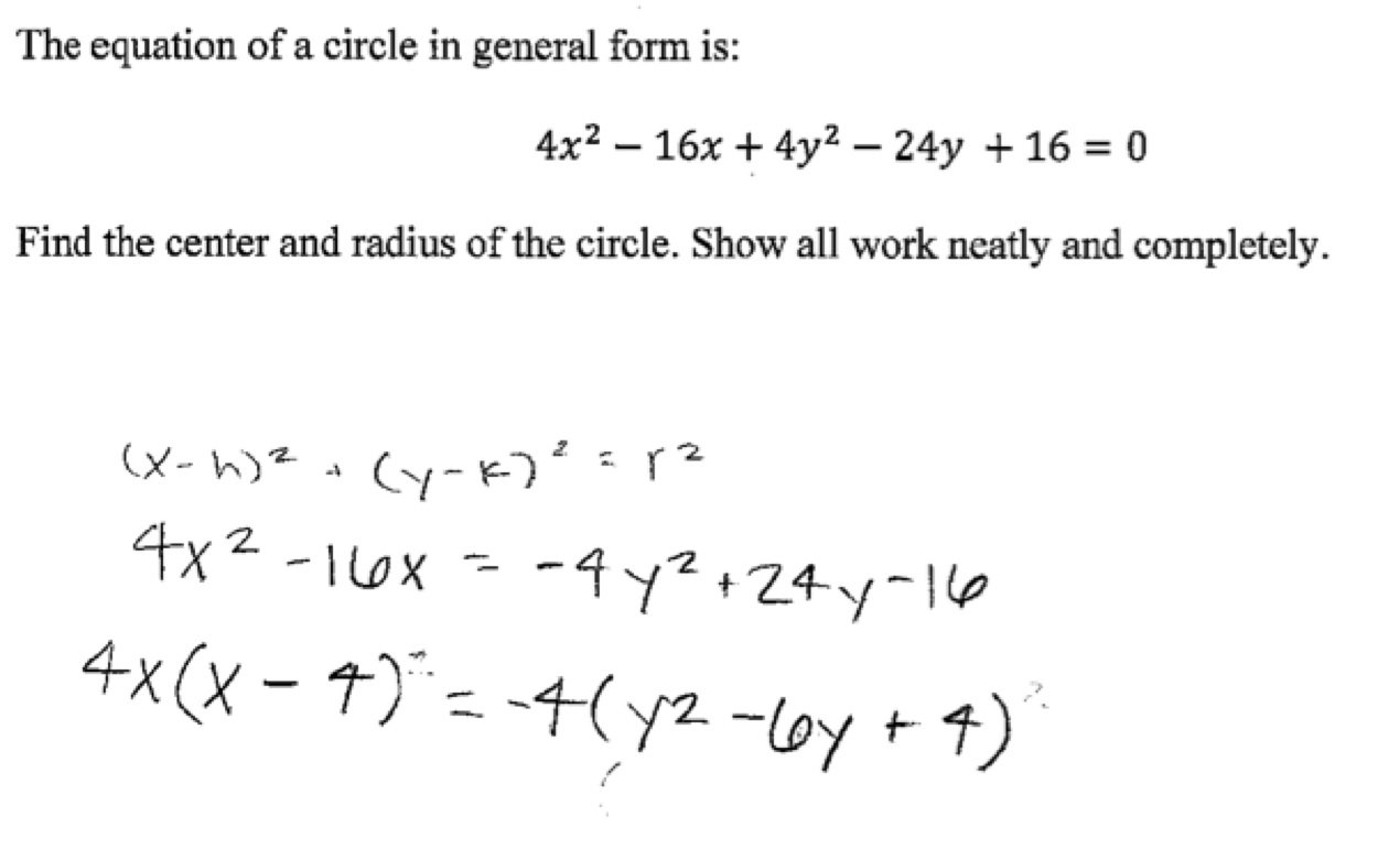Circles Worksheet Find The Center And Radius Of Each  Yooob Within Circles Worksheet Find The Center And Radius Of Each