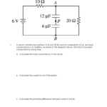 Circuits Review Worksheet 2 And Circuits Resistors And Capacitors Worksheet Answers