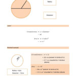 Circumference And Area Of Circle Inside Area And Circumference Of A Circle Worksheet