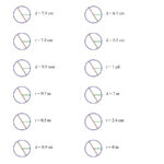 Circumference And Area Of Circles A Along With Area And Circumference Of A Circle Worksheet Answers