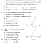 Class 7 Important Questions For Maths – Lines And Angles  Aglasem In Lines And Angles Worksheet