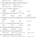 Class 7 Important Questions For Maths – Simple Equations  Aglasem With Simple Equations Worksheet