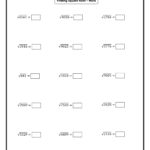 Class  8Th Cbse  Squares And Square Roots · Mathemagica With Regard To Estimating Square Roots Worksheet
